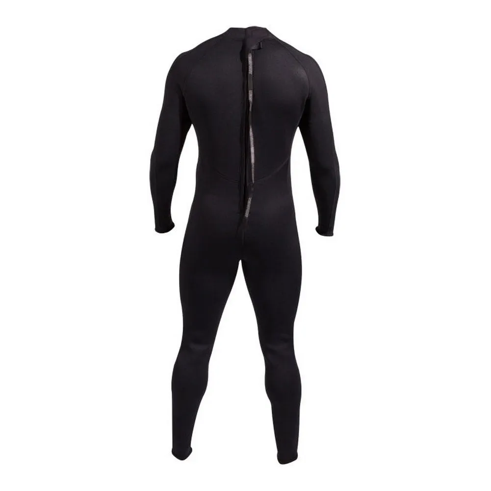 Used NeoSport 5mm Men’s Neoprene Backzip Jumpsuits-Black-XX-Large